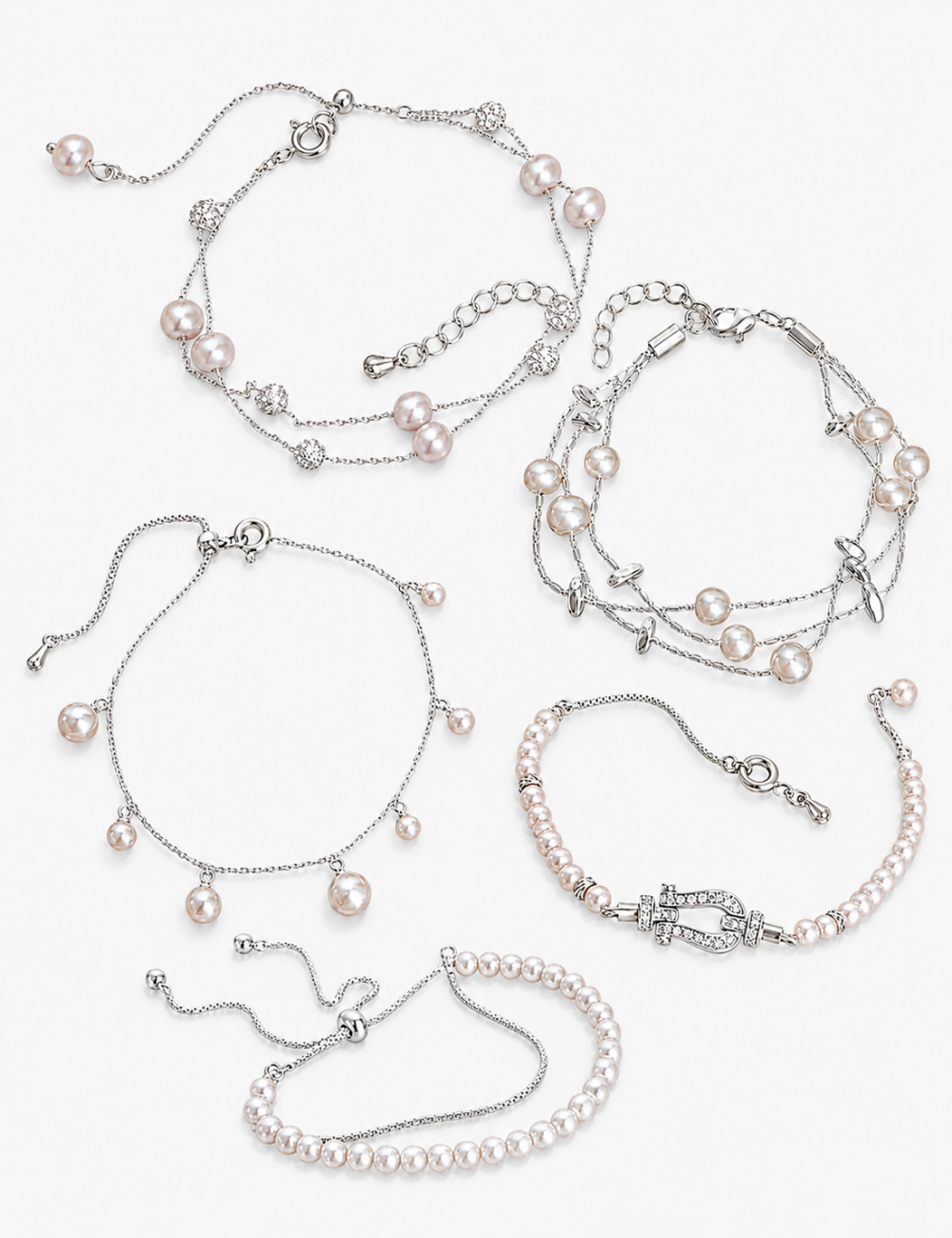 Beaded Pearl Bracelet - DippedShop Wholesale - #8915
