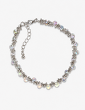 Danity Transparent Bead Silver Bead Chain Bracelet 6W6JBR336