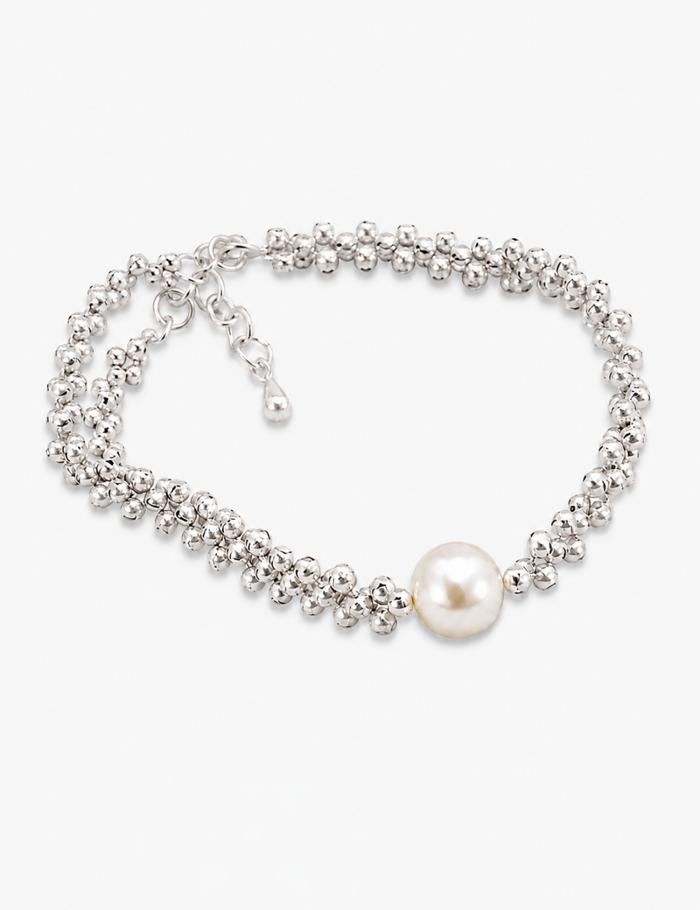 Beaded Braided Pearl Bracelet - DippedShop Wholesale - #3555
