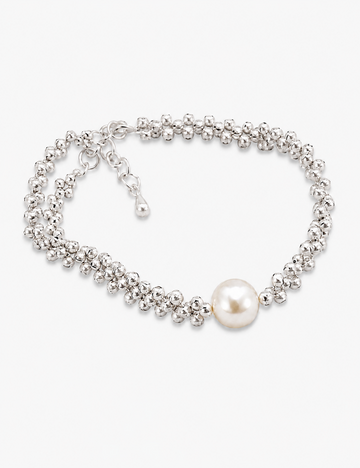 Handmade Pearl Charm Beaded Braided Bracelet 6W6JBR341