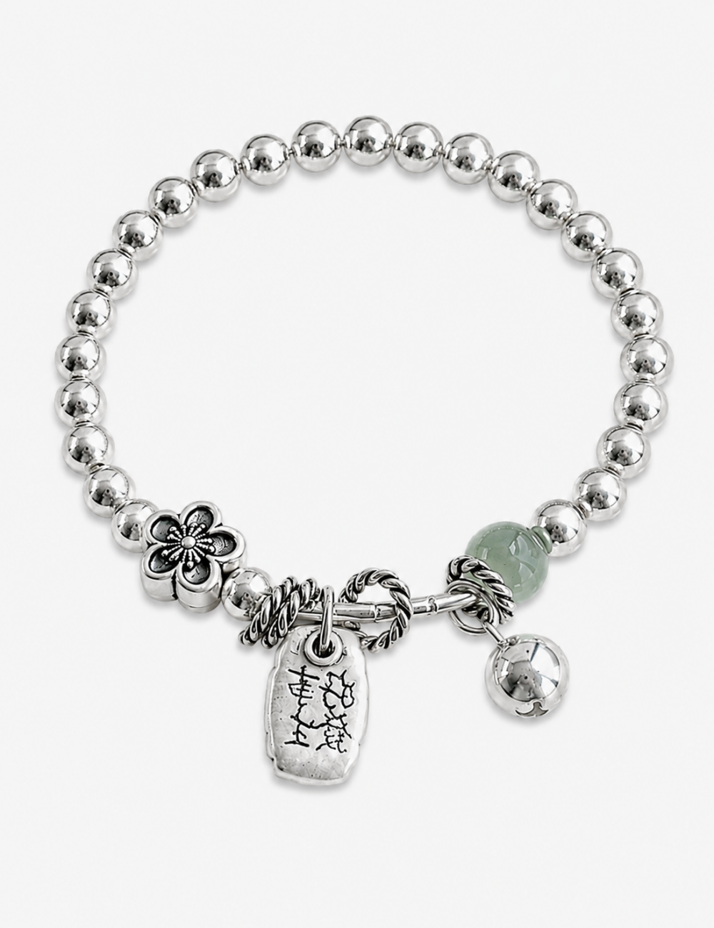 Flower Stone Charm Bracelet - DippedShop Wholesale - #2739