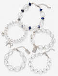 Crystal Beaded Chain Bracelet - DippedShop Wholesale - #1827