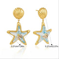 Trendy Gold Plated Starfish Mo - DippedShop Wholesale - #7299
