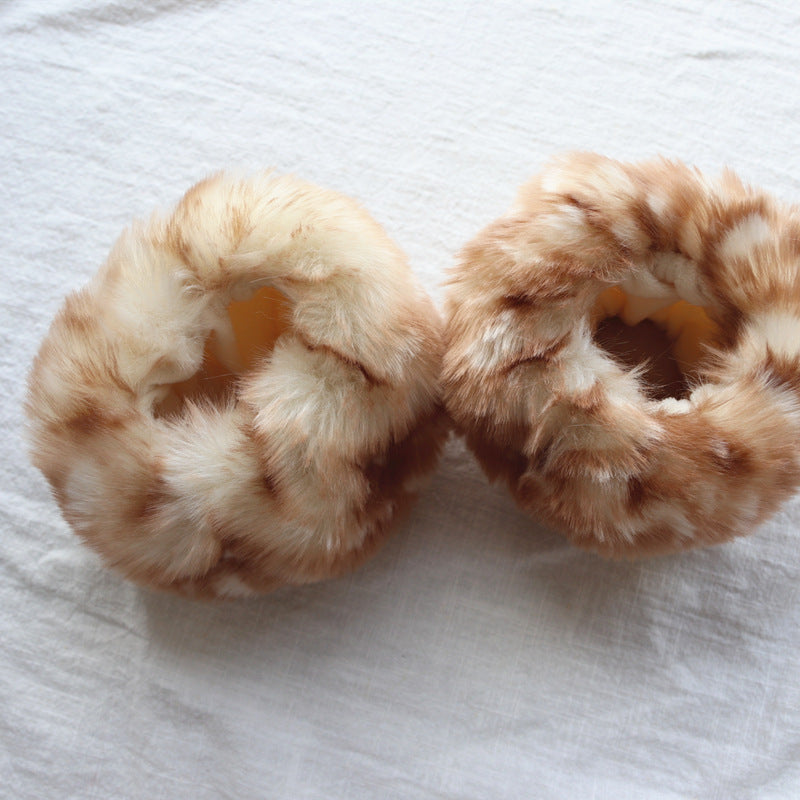 Fuzzy Plush Winter Gloves - DippedShop Wholesale - #0819
