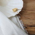 Minimalist Gold Heart Plated Snake Chain Necklace 6W6JNC1081