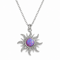 Vintage Gold Plated Zirconia Sunburst Charm Bracelet 6W6JBR333