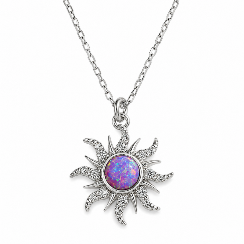 Vintage Gold Plated Zirconia Sunburst Charm Bracelet 6W6JBR333