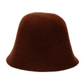 Minimalist Solid Color Wool Bucket Hat 6W6HAT673