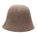 Minimalist Solid Color Wool Bucket Hat 6W6HAT673
