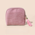 Solid Color Square Shape Tassel Jewelry Organizer Bag 8CW6BOB296L