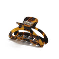 Vintage Tortoiseshell Leopard Acetate Hair Claw 8AS6HCP261T