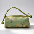 Elegant Floral Jacquard Color Block Handbag 6S10BBG1556