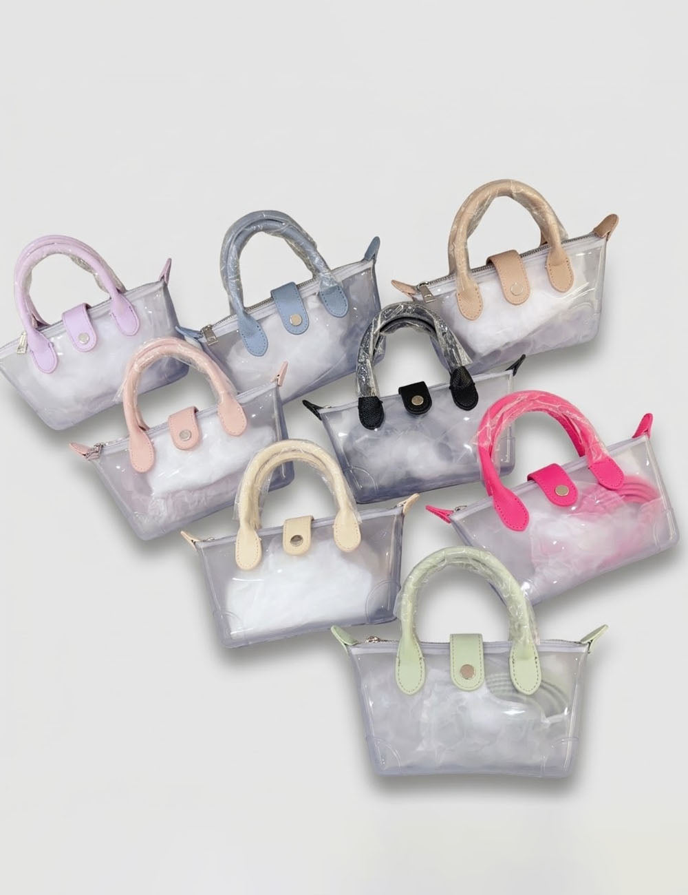 Casual Clear Jelly Dumpling Crossbody Bag 6W10BBG2118