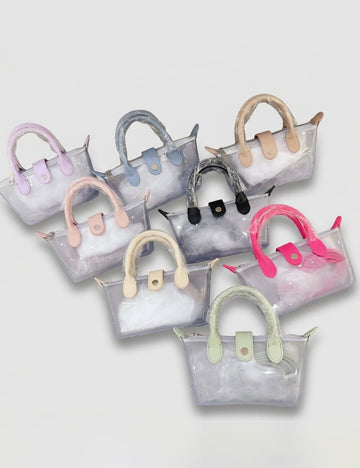 Casual Clear Jelly Dumpling Crossbody Bag 6W10BBG2118