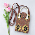 Boho Floral Print Knit Crossbody - DippedShop Wholesale - #6659