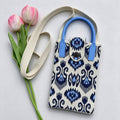 Boho Color Contrast Knit Crossbody - DippedShop Wholesale - #3651