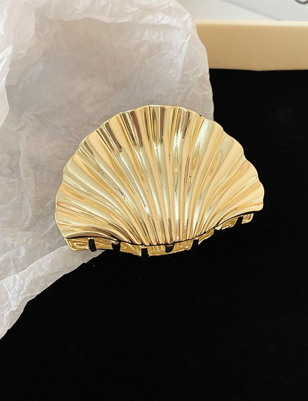 Vintage Gold Seashell Hair Claw Clip DP25D893