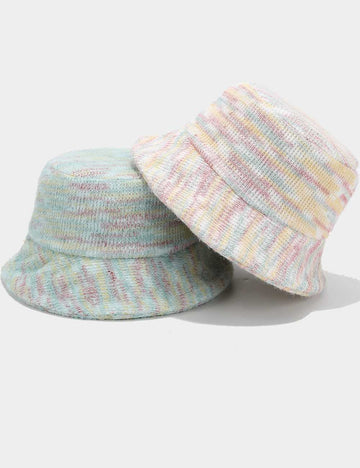 Trendy Colorful Knit Winter Bucket Hat DP25F656