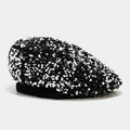 Glitter Sequin Beret Hat - DippedShop Wholesale - #4979