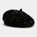 Glitter Sequin Beret Hat - DippedShop Wholesale - #7299