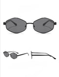 Geometric metal frame sunglasses - DippedShop Wholesale - #1427