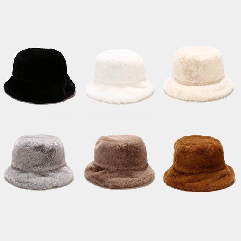 Vintage Simple Solid Color Winter Bucket Hats DPBH0328