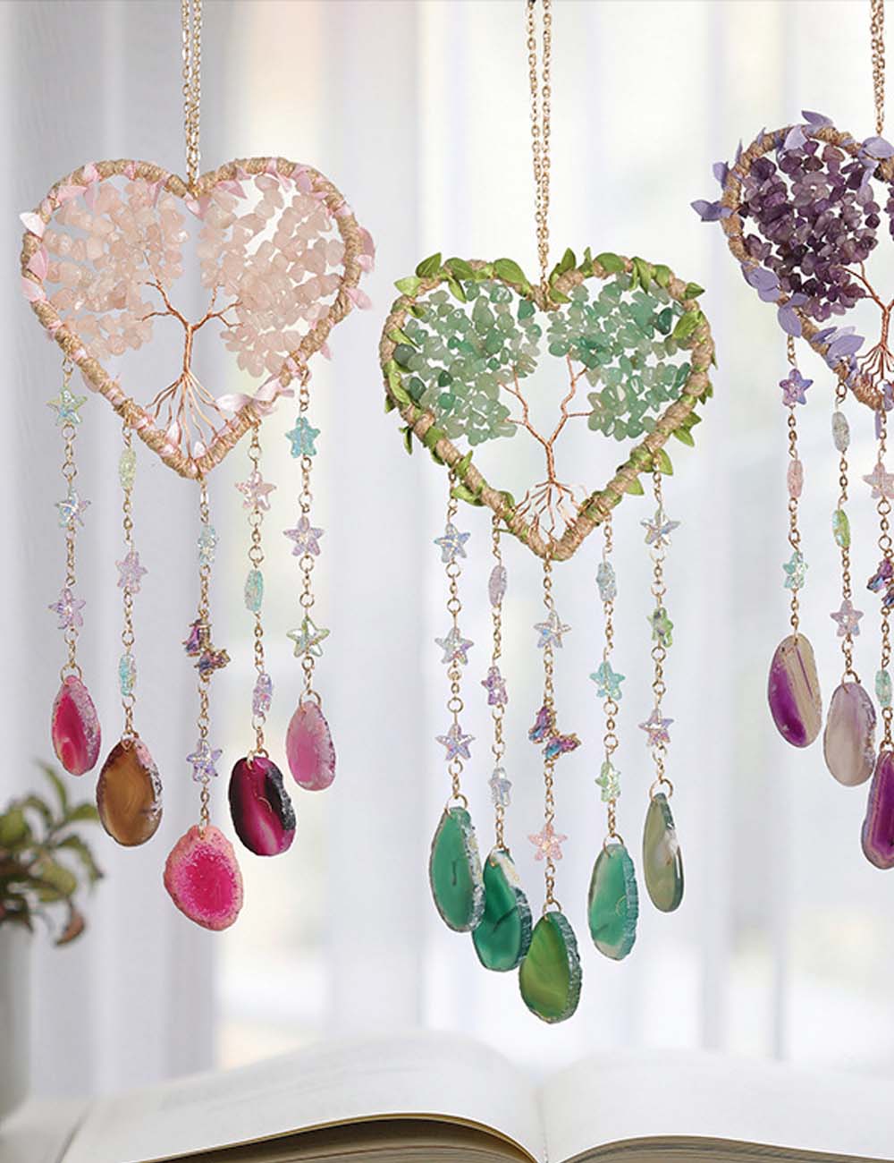 Crystal Tree of Life Suncatcher - DippedShop Wholesale - #6115