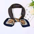 Vintage Geometry Print Silk Scarf 6W6NSI217