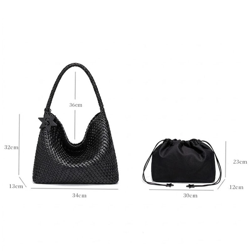 Large Woven Commuter Tote - DippedShop Wholesale - #5299