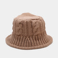 Fashion Cable Knit Solid Color Bucket Hat 6W6HAT926