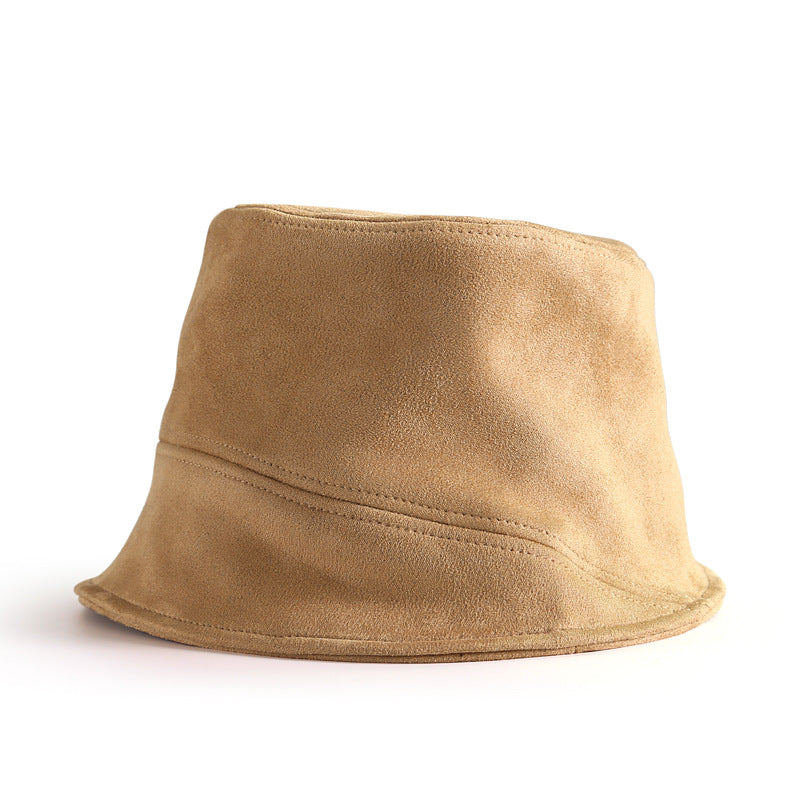 Faux Suede Bucket Hat - DippedShop Wholesale - #5187