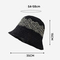 Hollow Woven Straw Bucket Hat - DippedShop Wholesale - #3459