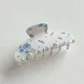 Rhinestone Floral Hair Claw - DippedShop Wholesale - #8387
