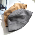 Faux Suede Bucket Hat - DippedShop Wholesale - #6883