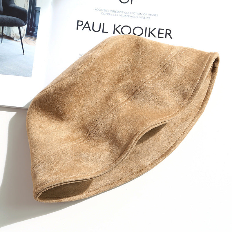 Faux Suede Bucket Hat - DippedShop Wholesale - #2419