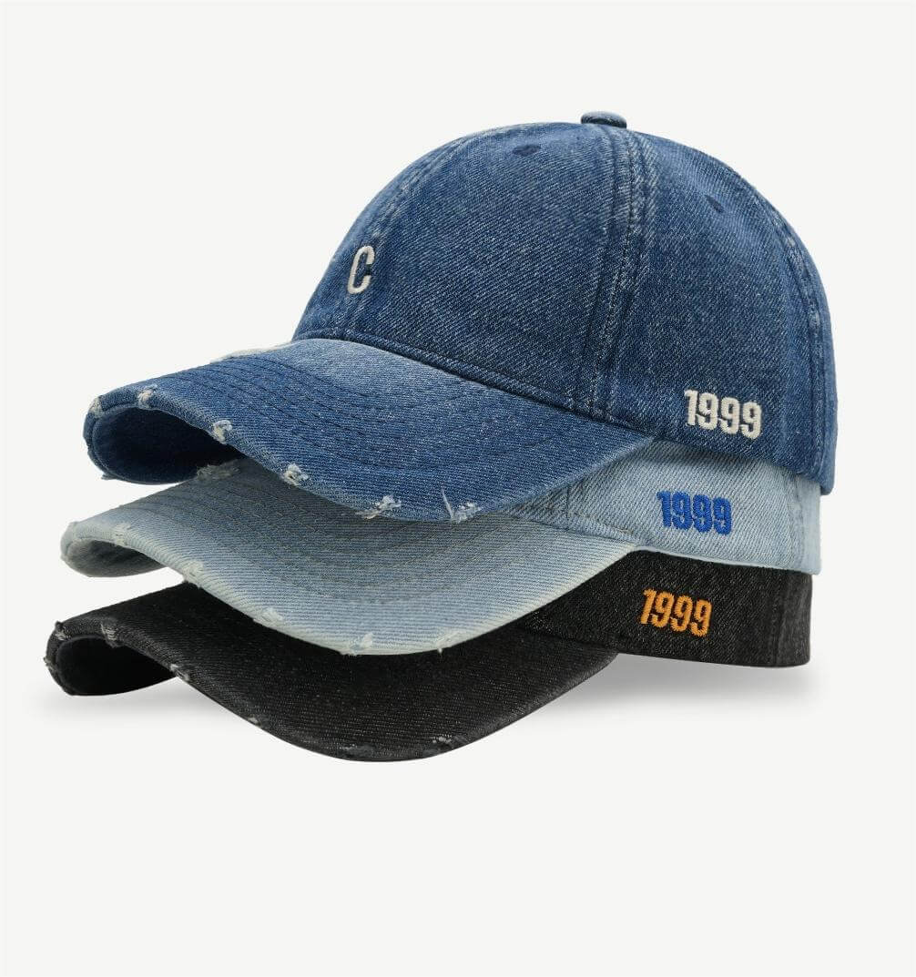 Ripped Vintage Embroidered Baseball Caps DPJBC0133