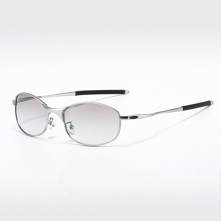 Polarized Metal Oval Sunglasses - DippedShop Wholesale - #9123