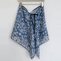 Retro Floral Print Asymmetrical Tie Waist Hip Scarf 6W1SL44