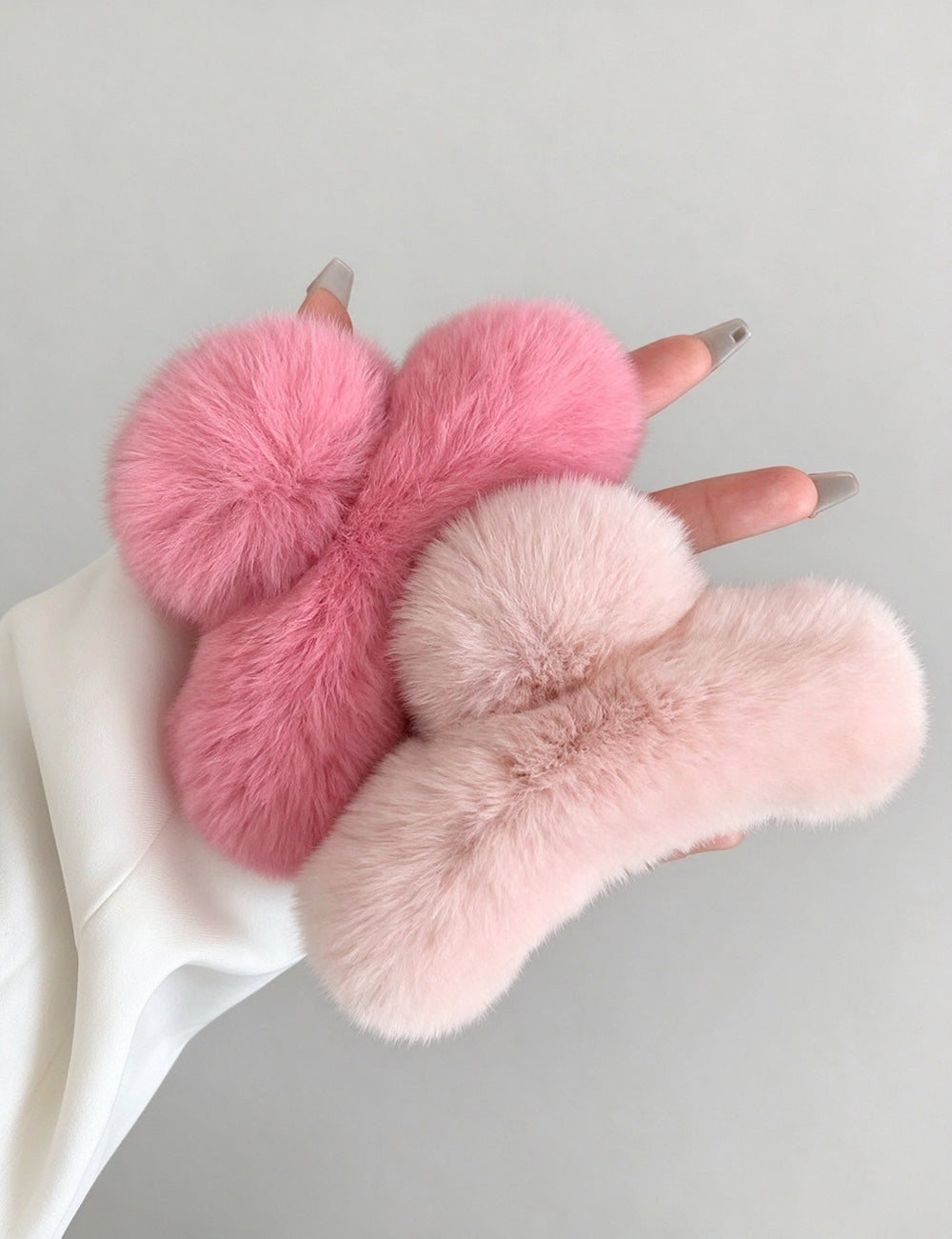 Faux Fur Hair Claw - DippedShop Wholesale - #6899