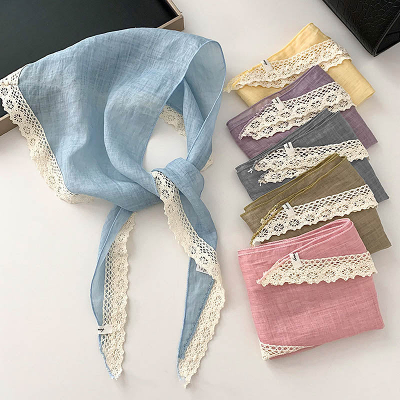 Elegant Lace Triangle Scarf - DippedShop Wholesale - #2115