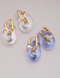 Chunky Gold Dangle Earrings - DippedShop Wholesale - #7859