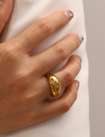 Vintage Star Diamond Ring DPJR41