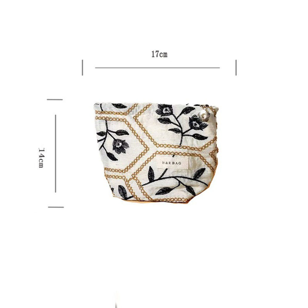 Vintage Floral Cosmetic Bag - DippedShop Wholesale - #2515