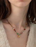 Bohemian Style Natural Stone Beaded Necklace - DippedShop Wholesale - #2659