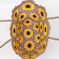 Flower Crochet Beach Bag - DippedShop Wholesale - #0643