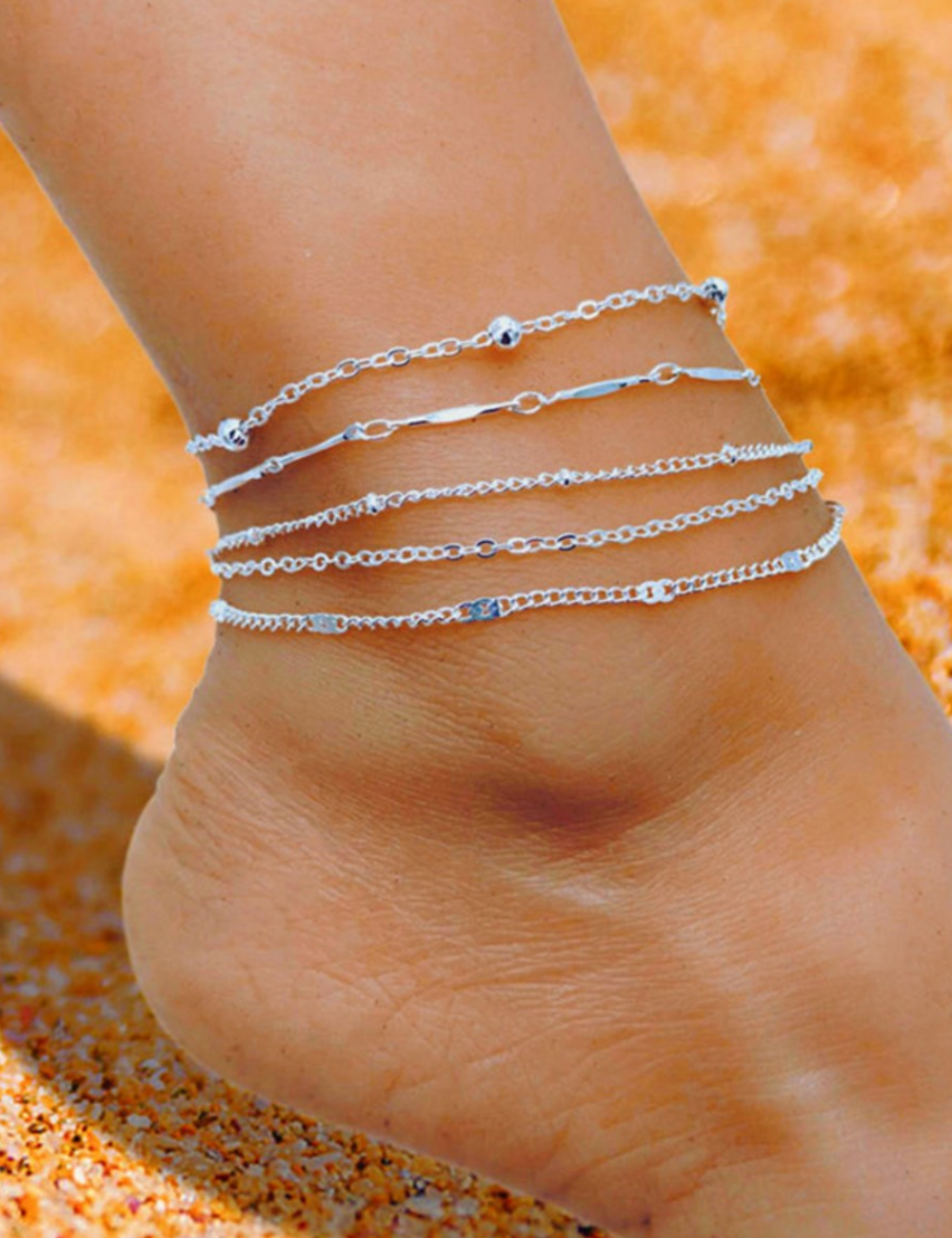Delicate Beach Anklet - DippedShop Wholesale - #5427
