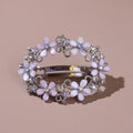 Rhinestone Flower Hair Barrette - DippedShop Wholesale - #9171