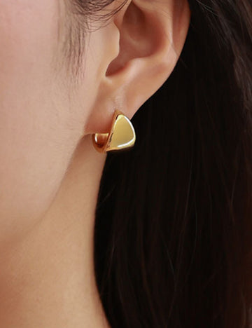 Vintage Simple Gold Earrings DPJE35