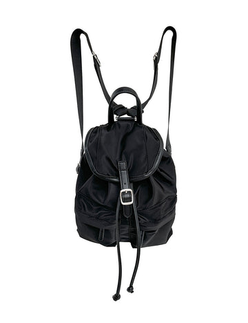 Solid Color Mini Nylon Drawstring Backpack DP25E696