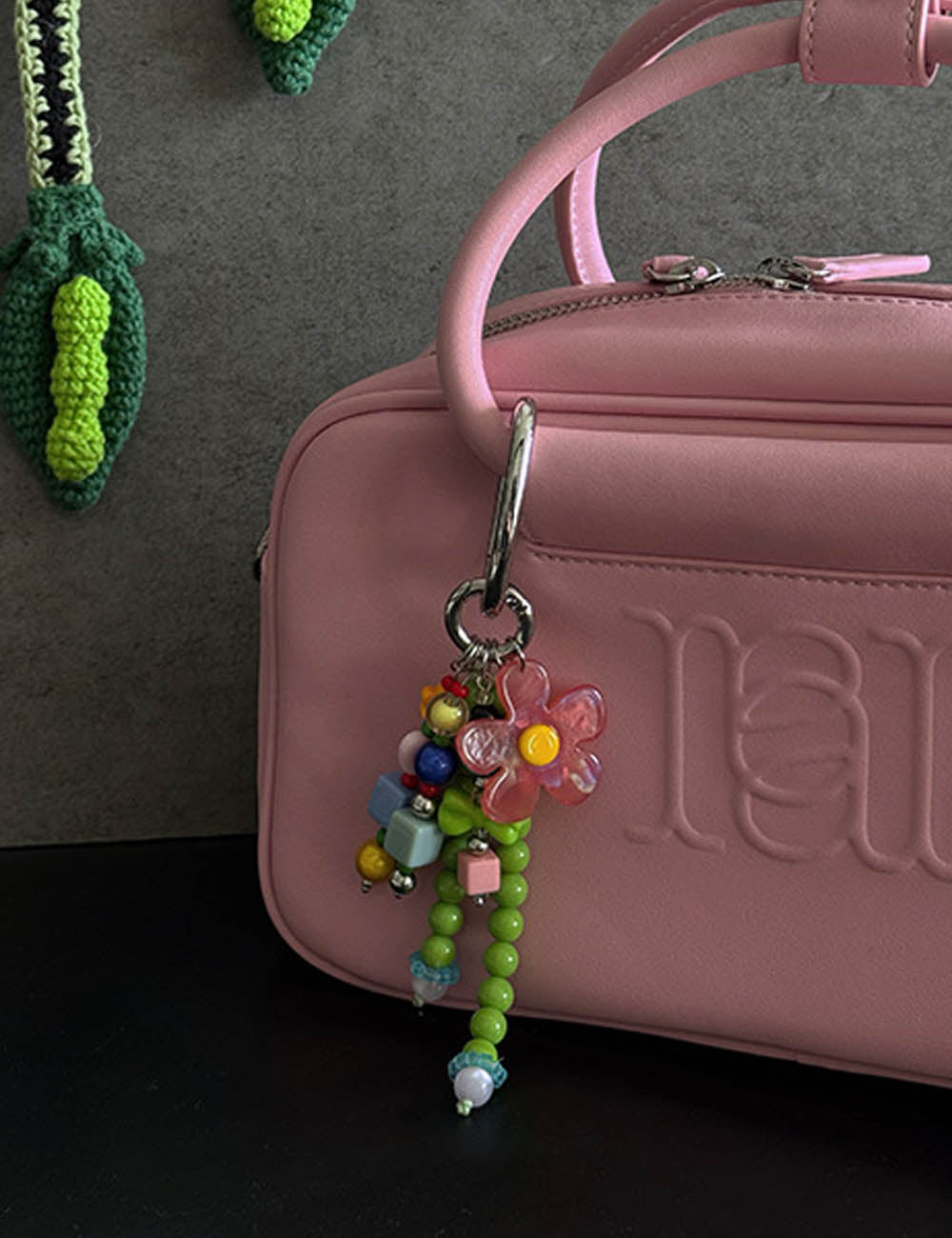 Flower Beaded Tassel Charm - DippedShop Wholesale - #8707